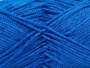 Width is 2-3 mm Fiber Content 100% Polyester, Royal Blue, Brand Ice Yarns, fnt2-67488
