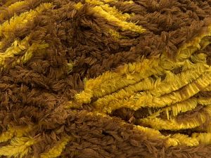 Composition 100% Micro fibre, Yellow, Brand Ice Yarns, Brown, fnt2-67540 