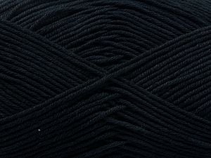 Composition 100% Coton, Brand Ice Yarns, Black, Yarn Thickness 2 Fine Sport, Baby, fnt2-67868