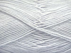 Composition 100% Coton, White, Brand Ice Yarns, Yarn Thickness 2 Fine Sport, Baby, fnt2-67869