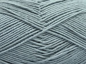 Composition 100% Coton, Light Grey, Brand Ice Yarns, Yarn Thickness 2 Fine Sport, Baby, fnt2-67873