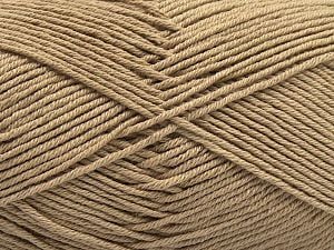 Composition 100% Coton, Light Camel, Brand Ice Yarns, Yarn Thickness 2 Fine Sport, Baby, fnt2-67874