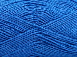 Composition 100% Coton, Brand Ice Yarns, Blue, Yarn Thickness 2 Fine Sport, Baby, fnt2-67879