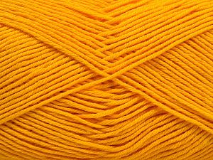 Composition 100% Coton, Yellow, Brand Ice Yarns, Yarn Thickness 2 Fine Sport, Baby, fnt2-67881 