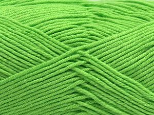 Composition 100% Coton, Pistachio Green, Brand Ice Yarns, Yarn Thickness 2 Fine Sport, Baby, fnt2-67882 