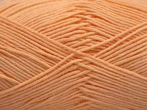 Composition 100% Coton, Light Salmon, Brand Ice Yarns, Yarn Thickness 2 Fine Sport, Baby, fnt2-67889