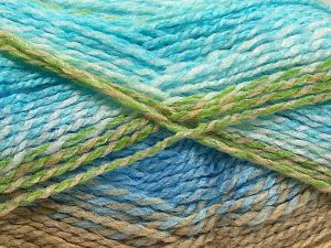 Fiber Content 100% Acrylic, White, Turquoise, Brand Ice Yarns, Green, Camel, fnt2-67934