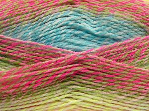 Composition 100% Acrylique, White, Turquoise, Pink Shades, Brand Ice Yarns, Green, Camel, fnt2-67948 