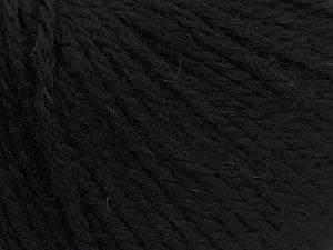 Fiber Content 8% Viscose, 54% Acrylic, 20% Wool, 18% Alpaca, Brand Ice Yarns, Black, fnt2-67965
