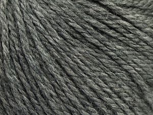 Fiber Content 8% Viscose, 54% Acrylic, 20% Wool, 18% Alpaca, Brand Ice Yarns, Grey, fnt2-67968