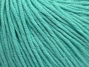 Composition 50% Coton, 50% Acrylique, Mint Green, Brand Ice Yarns, fnt2-68197