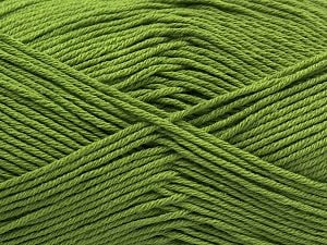 Composition 100% Coton, Pistachio Green, Brand Ice Yarns, Yarn Thickness 2 Fine Sport, Baby, fnt2-68245