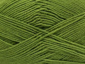 Composition 60% Bambou, 40% Polyamide, Brand Ice Yarns, Green, fnt2-68643