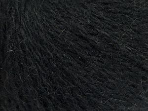 Composition 40% Polyamide, 40% Angora, 20% Cachemire, Brand Ice Yarns, Black, fnt2-68753