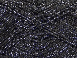 Width is 2-3 mm Fiber Content 100% Polyester, Silver, Brand Ice Yarns, Black, fnt2-69406 