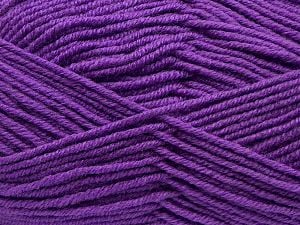 Ä°Ã§erik 60% Merino YÃ¼n, 40% Akrilik, Purple, Brand Ice Yarns, fnt2-69480 