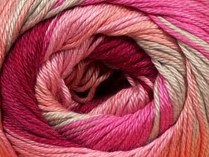 Composition 100% Coton mercerisé, Pink Shades, Brand Ice Yarns, Beige, fnt2-69530