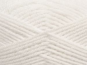 Worsted Fiber Content 100% Acrylic, White, Brand Ice Yarns, fnt2-69540