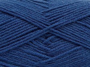 Composition 100% Acrylique, Jeans Blue, Brand Ice Yarns, Yarn Thickness 3 Light DK, Light, Worsted, fnt2-70044