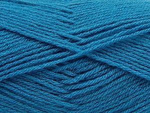 Composition 100% Acrylique, Light Turquoise, Brand Ice Yarns, Yarn Thickness 3 Light DK, Light, Worsted, fnt2-70049