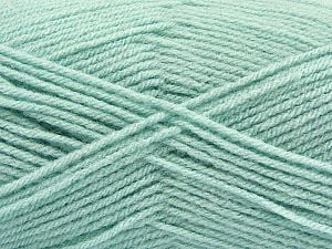 Composition 100% Acrylique, Mint Green, Brand Ice Yarns, Yarn Thickness 3 Light DK, Light, Worsted, fnt2-70051