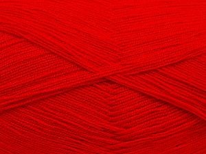 Very thin yarn. It is spinned as two threads. So you will knit as two threads. Yardage information is for only one strand. Fiber Content 100% Acrylic, Red, Brand Ice Yarns, fnt2-70237