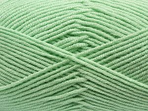 Composition 100% Antibacterial Acrylic, Mint Green, Brand Ice Yarns, fnt2-70381