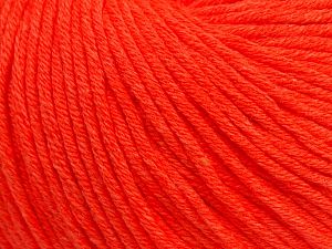 Composition 50% Coton, 50% Acrylique, Neon Orange, Brand Ice Yarns, fnt2-70453
