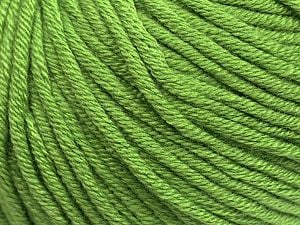 Composition 50% Coton, 50% Acrylique, Light Green, Brand Ice Yarns, fnt2-70653