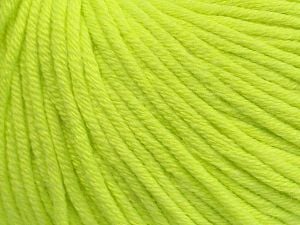 Composition 50% Coton, 50% Acrylique, Neon Green, Brand Ice Yarns, fnt2-70655 
