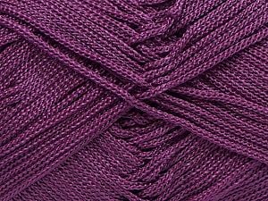 Width is 2-3 mm Fiber Content 100% Polyester, Purple, Brand Ice Yarns, fnt2-70717