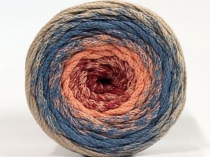 Please be advised that yarns are made of recycled cotton, and dye lot differences occur. Composition 100% Coton, Salmon, Light Burgundy, Brand Ice Yarns, Blue, Beige, fnt2-70809