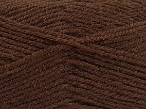 Fiber Content 50% Wool, 50% Acrylic, Brand Ice Yarns, Brown, fnt2-70824