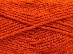 Fiber Content 50% Wool, 50% Acrylic, Orange, Brand Ice Yarns, fnt2-70828