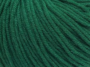 Fiber Content 50% Cotton, 50% Acrylic, Brand Ice Yarns, Emerald Green, fnt2-71168