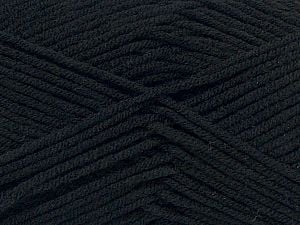 Fiber Content 50% Bamboo, 50% Acrylic, Brand Ice Yarns, Black, fnt2-71353