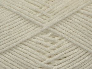Fiber Content 50% Bamboo, 50% Acrylic, White, Brand Ice Yarns, fnt2-71356