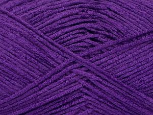 Composition 50% Bambou, 50% Acrylique, Purple, Brand Ice Yarns, fnt2-71760 