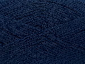 Fiber Content 100% Acrylic, Brand Ice Yarns, Dark Navy, fnt2-71763