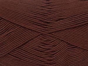 Fiber Content 100% Cotton, Brand Ice Yarns, Dark Brown, fnt2-71777 