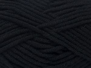 Composition 75% Acrylique, 25% Laine, Brand Ice Yarns, Black, fnt2-71979