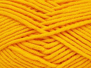 Fiber Content 75% Acrylic, 25% Wool, Yellow, Brand Ice Yarns, fnt2-71988