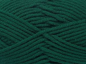 Composition 75% Acrylique, 25% Laine, Brand Ice Yarns, Dark Green, fnt2-71992