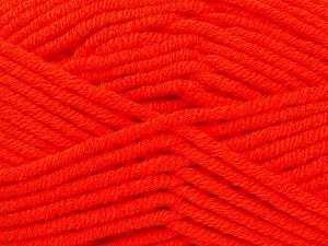 Composition 75% Acrylique, 25% Laine, Orange, Brand Ice Yarns, fnt2-71996