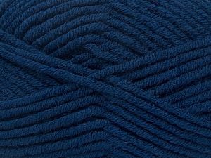 Fiber Content 75% Acrylic, 25% Wool, Brand Ice Yarns, Dark Navy, fnt2-72007