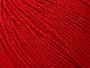 Fiber Content 50% Acrylic, 50% Cotton, Red, Brand Ice Yarns, fnt2-73694