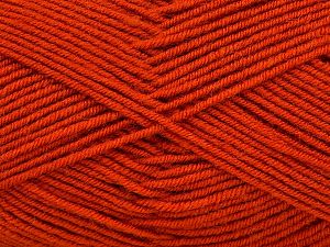 Composition 75% Acrylique, 25% Laine, Brand Ice Yarns, Dark Orange, fnt2-73772