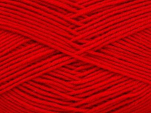 Composition 75% Acrylique, 25% Laine, Red, Brand Ice Yarns, fnt2-73784 