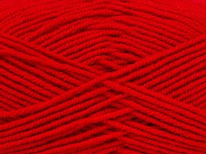 Fiber Content 75% Acrylic, 25% Wool, Red, Brand Ice Yarns, fnt2-73795