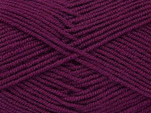 Composition 75% Acrylique, 25% Laine, Purple, Brand Ice Yarns, fnt2-73801 